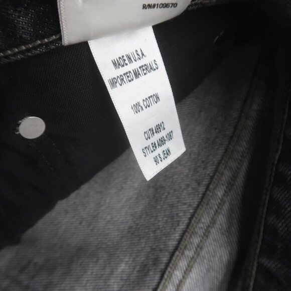 Agolde 90's Jeans Size 26 Grey High Rise Straight Leg - Picture 8 of 12
